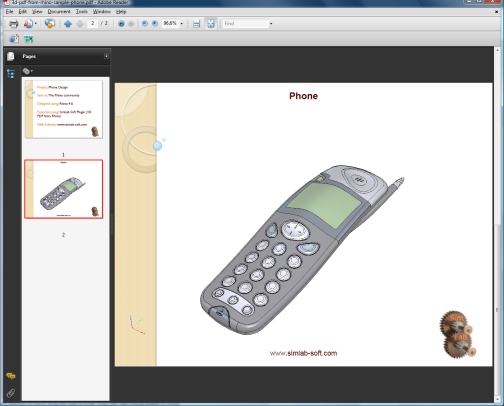 3D PDF from Rhino Plugin Example 3