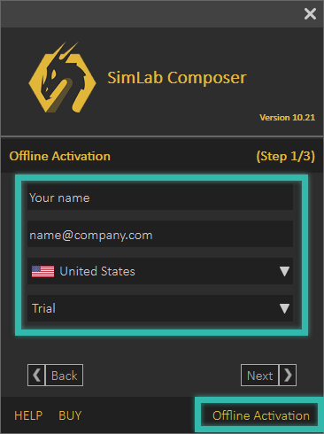SimLab Trial License 1