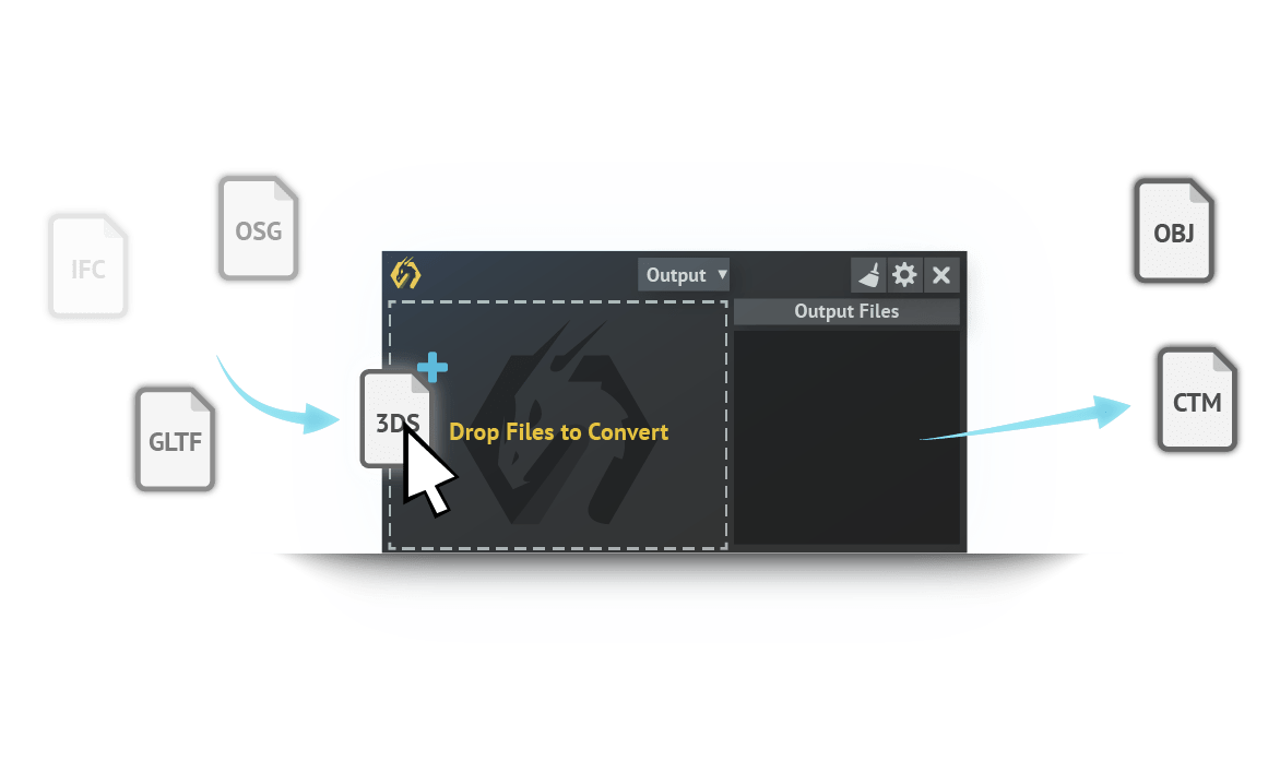 SimLab CadVRter A stand-alone 3D/CAD/VR conversion tool. CADVRter enables you to convert among more than 25 3D/CAD file formats with minimal steps.