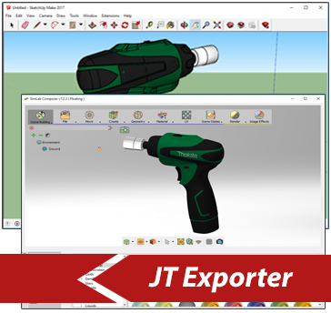 Simlab 3D Plugins - JT exporter for SketchUp