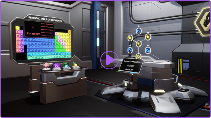 Step into a futuristic lab where science meets adventure. Decode compound names and assemble the right elements to create requested substances in this hands-on chemistry challenge!