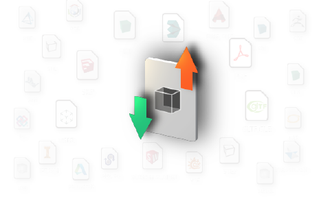 Import more than 30 3D file formarts